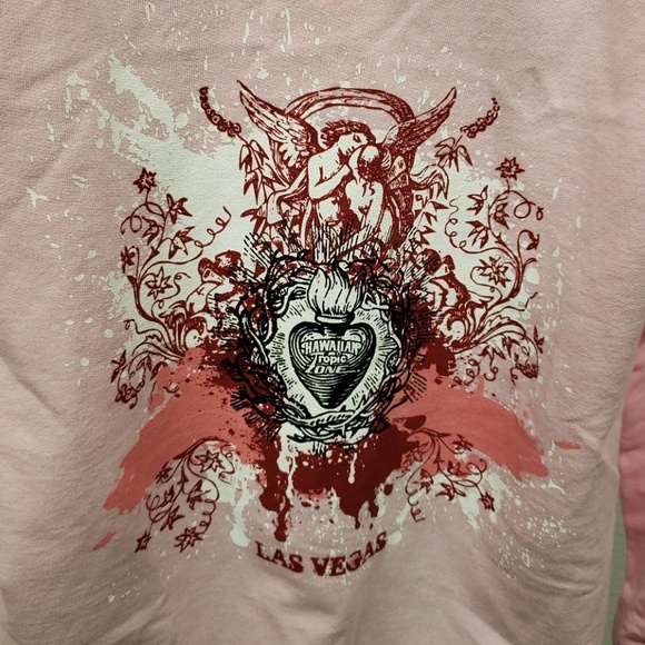 NWT Hawaiian tropic zone PINK hoody sm Las Vegas - Picture 3 of 5